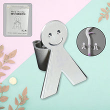 Smile Face Wall Mounted Brush & Broom Organize Holder, Hanger Storage Rack Kitchen Clip Seamless Mop Hook with Mounted Hanging (1Pc)