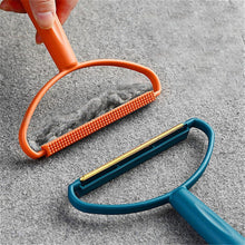 2-in-1 Portable Lint Remover – Long-Handle Brush & Sticky Roller for Clothes, Furniture & Carpets (1 Pc)