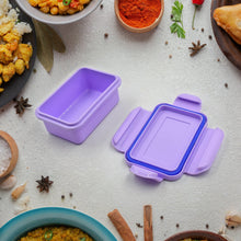 Lunch Box Plastic with steel plate, small lunch box