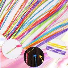 Kids Hair Extensions with Hair Clips (6 Pc Mix Color)