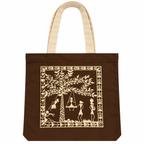 Warli Printed on Colourful Cotton