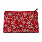 Colourful Cotton Printed Zipper pouches