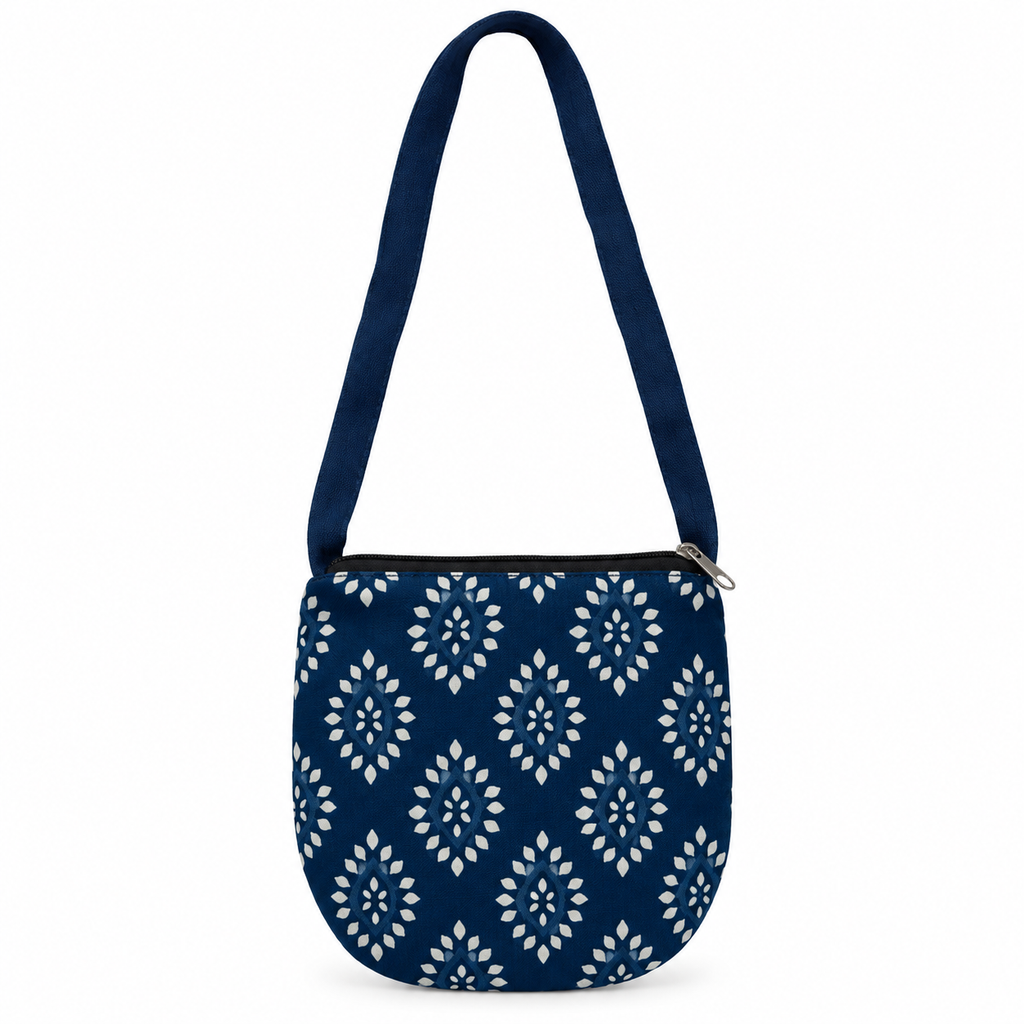 Cotton Block Printed Sling Bags