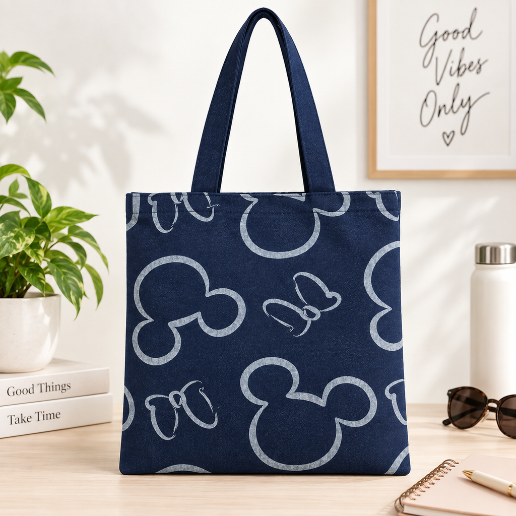 Denim Cotton Indigo Tote bag