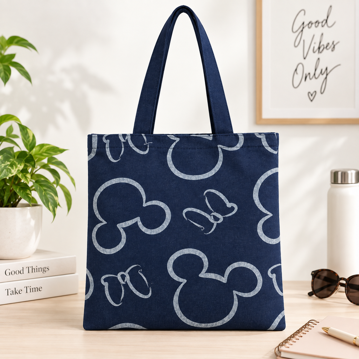 Denim Cotton Indigo Tote bag