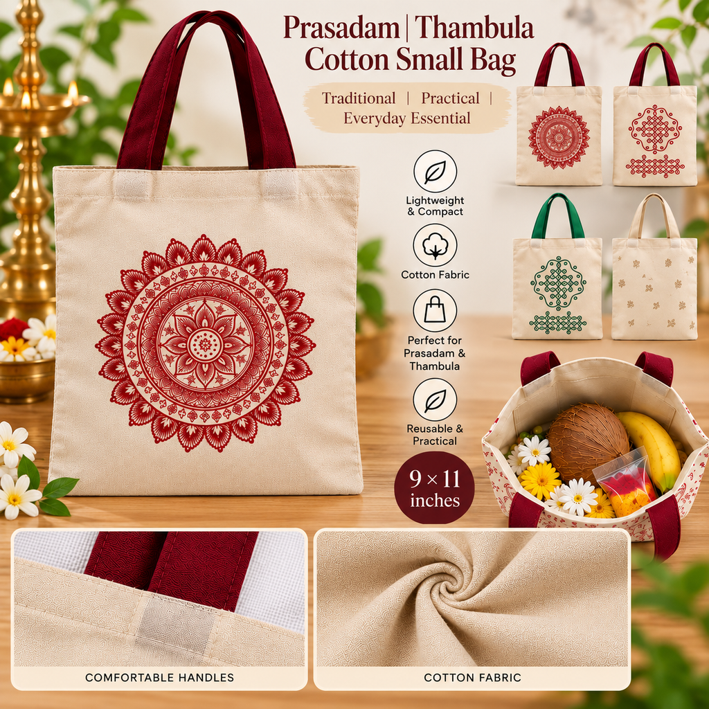 Prasadam | Thambula Cotton Small Bag