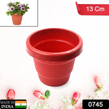 13 cm plastic plant container, heavy-duty, for indoor or outdoor decor, sold Kartkrafterly.